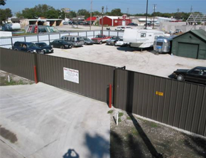 Secure vehicle storage facility